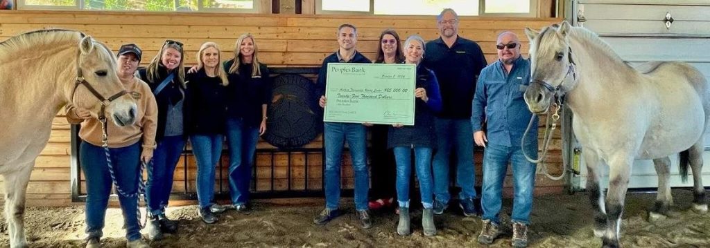 people with large check